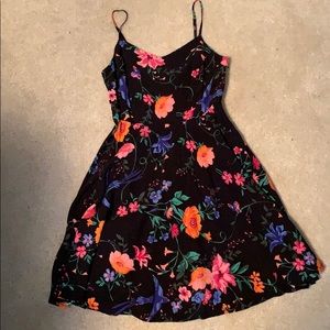 Black floral sundress. Never worn!